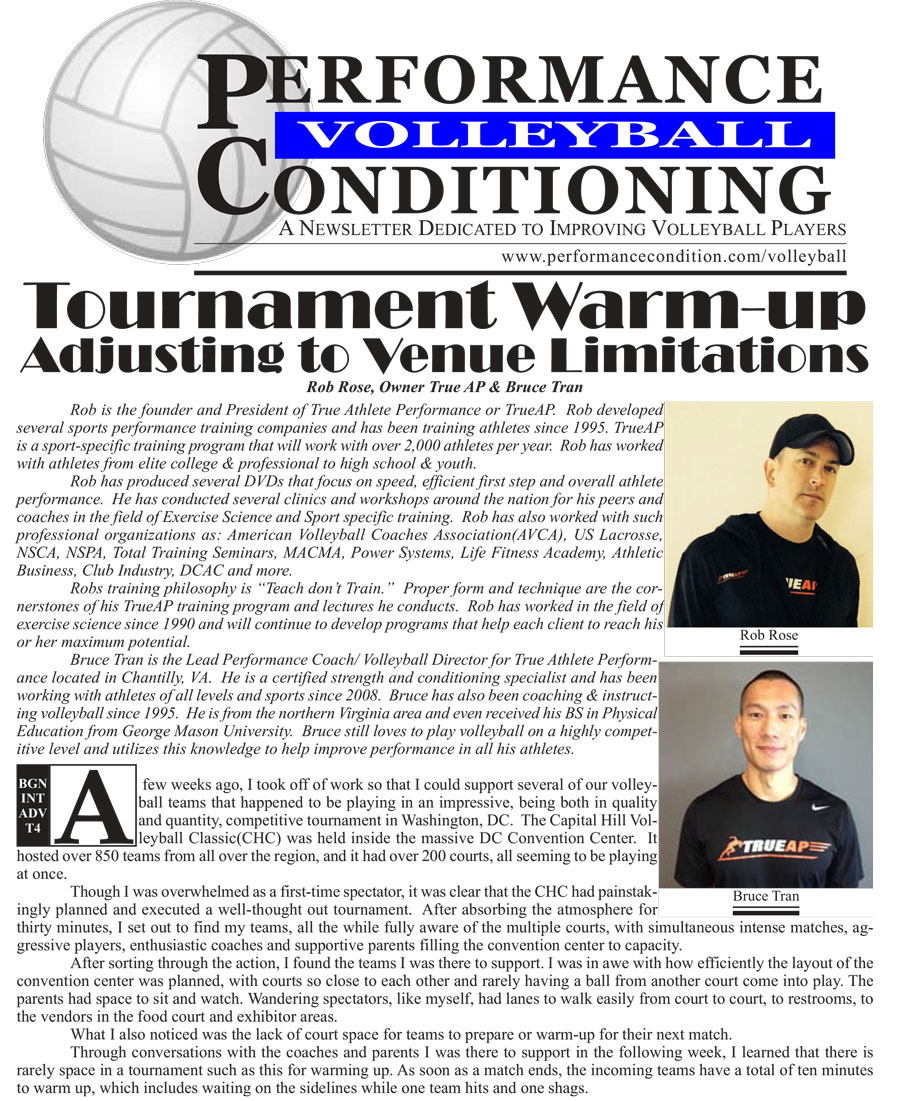 Performance Volleyball Conditioning TrueAP